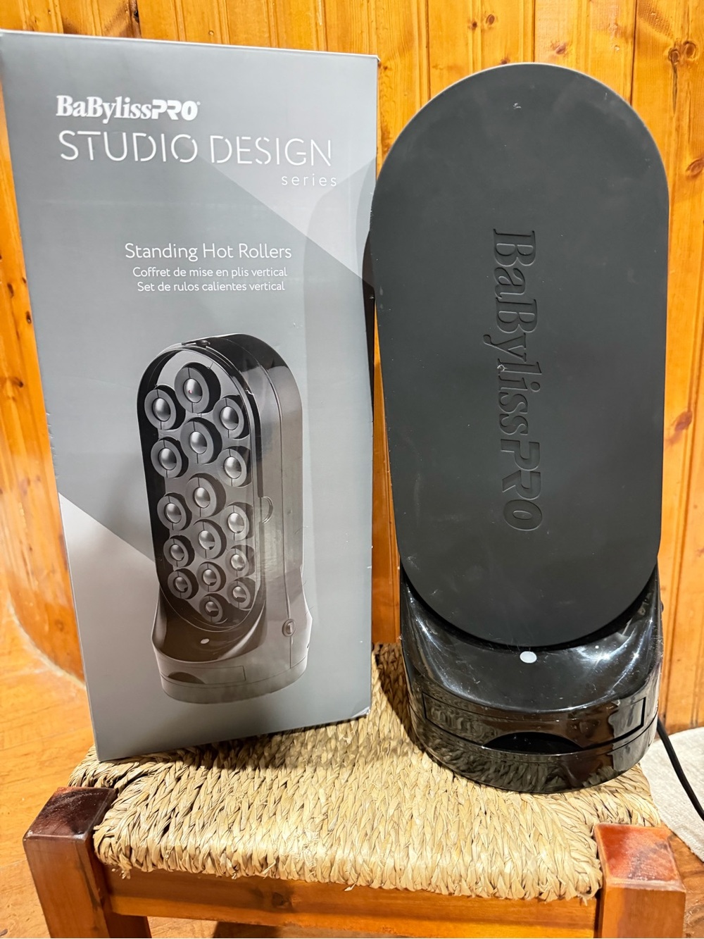 BaBylissPRO Black Standing Hot Rollers - Studio Design